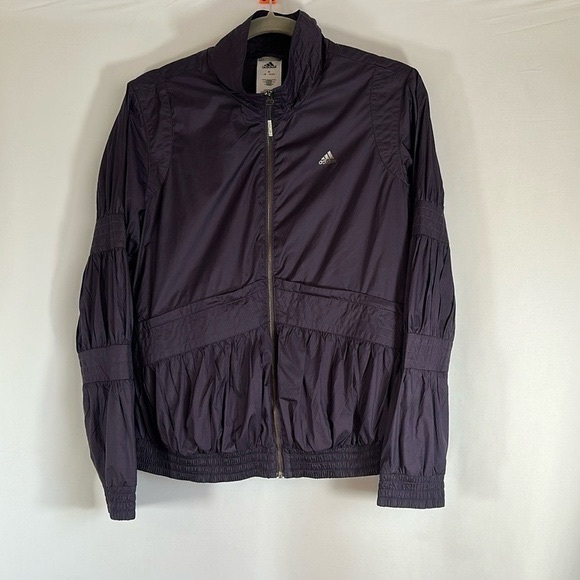 Adidas Purple Zip Up Jacket Windbreaker - Picture 1 of 9